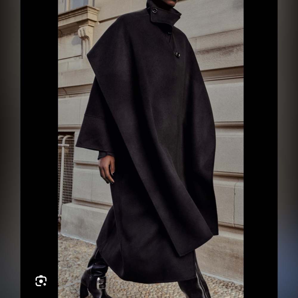 Zara Black Oversized Coat